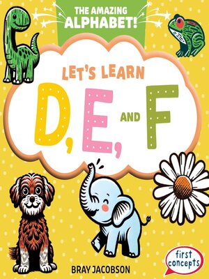 cover image of Let's Learn D, E, and F